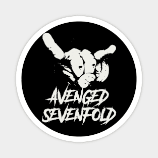 avenged sevenfold ll horn sign Magnet